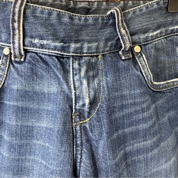 Diesel Bootcut Jeans Size 29 Medium Wash Distressed 100% Cotton - Picture 3 of 14